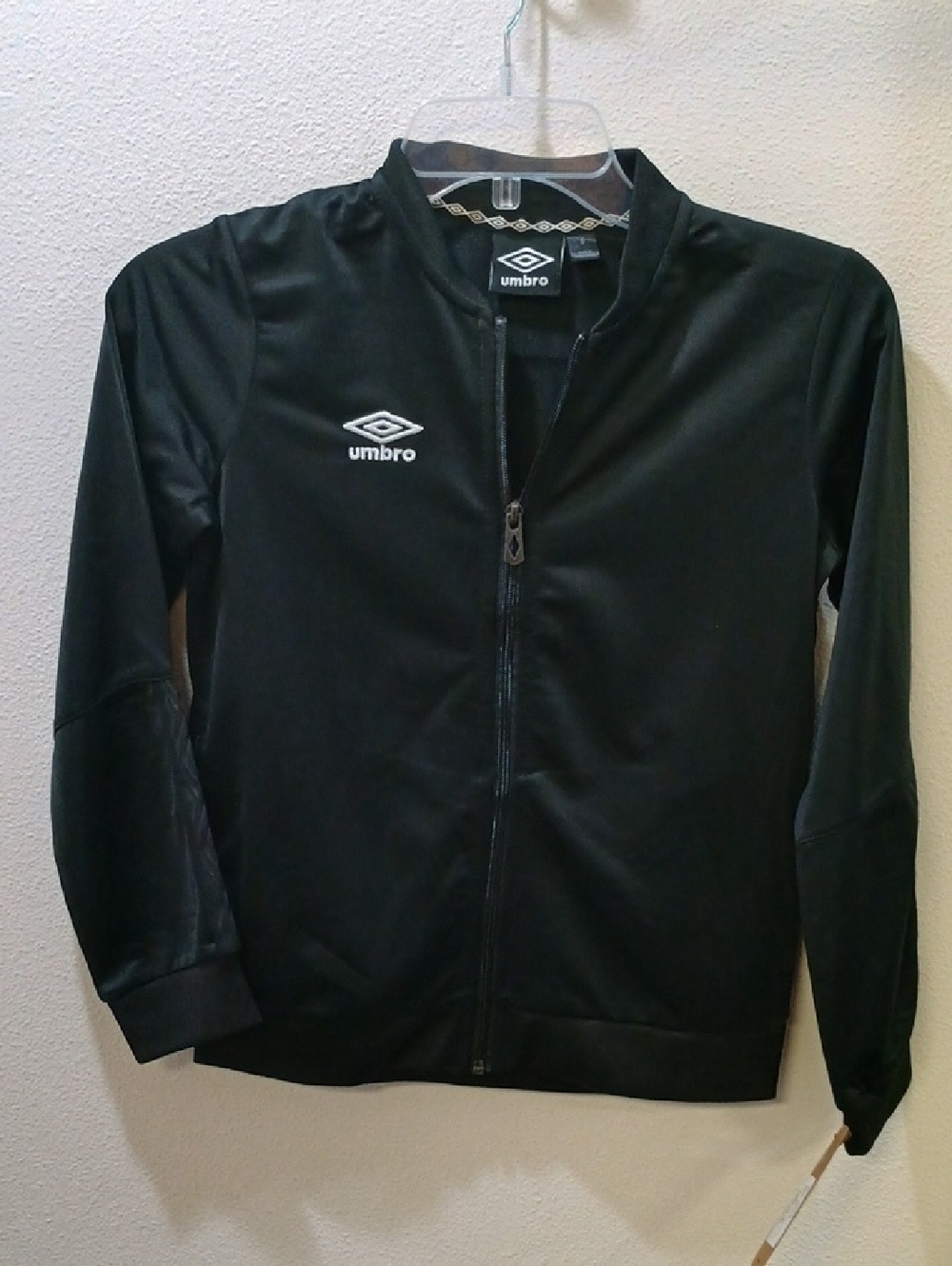 Umbro Black Full-Zip Training Jacket